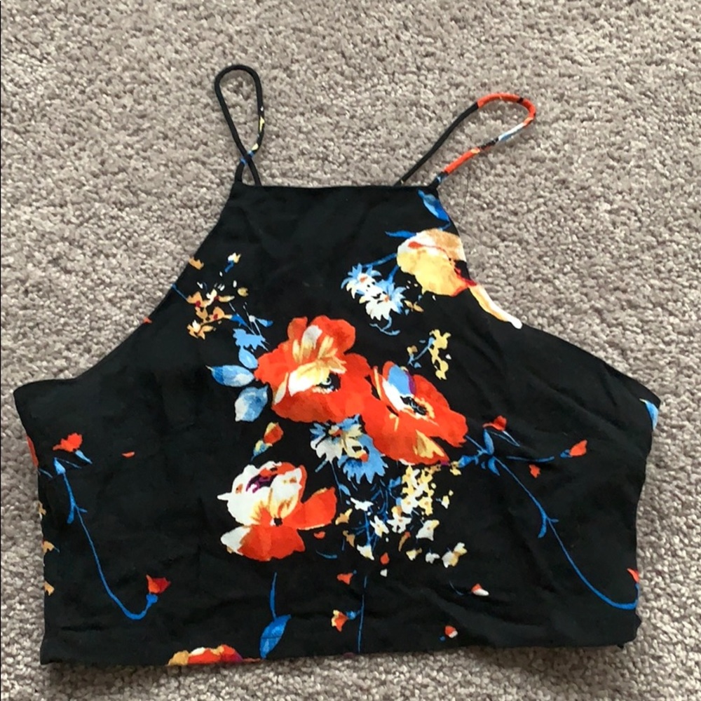Spaghetti strap crop top